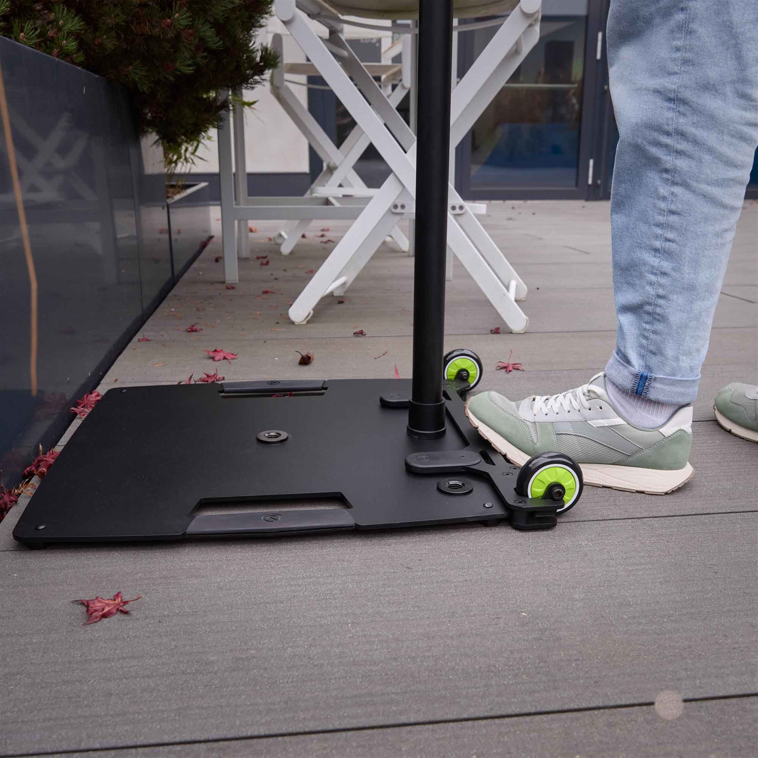 Gravity LA WI 1 Mobile Wheel Insert for Square Base Plate Stands