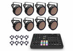 Chauvet DJ EZPAR 64 RGBA ILS Package with ILS Command Controller and Clamps by Chauvet DJ