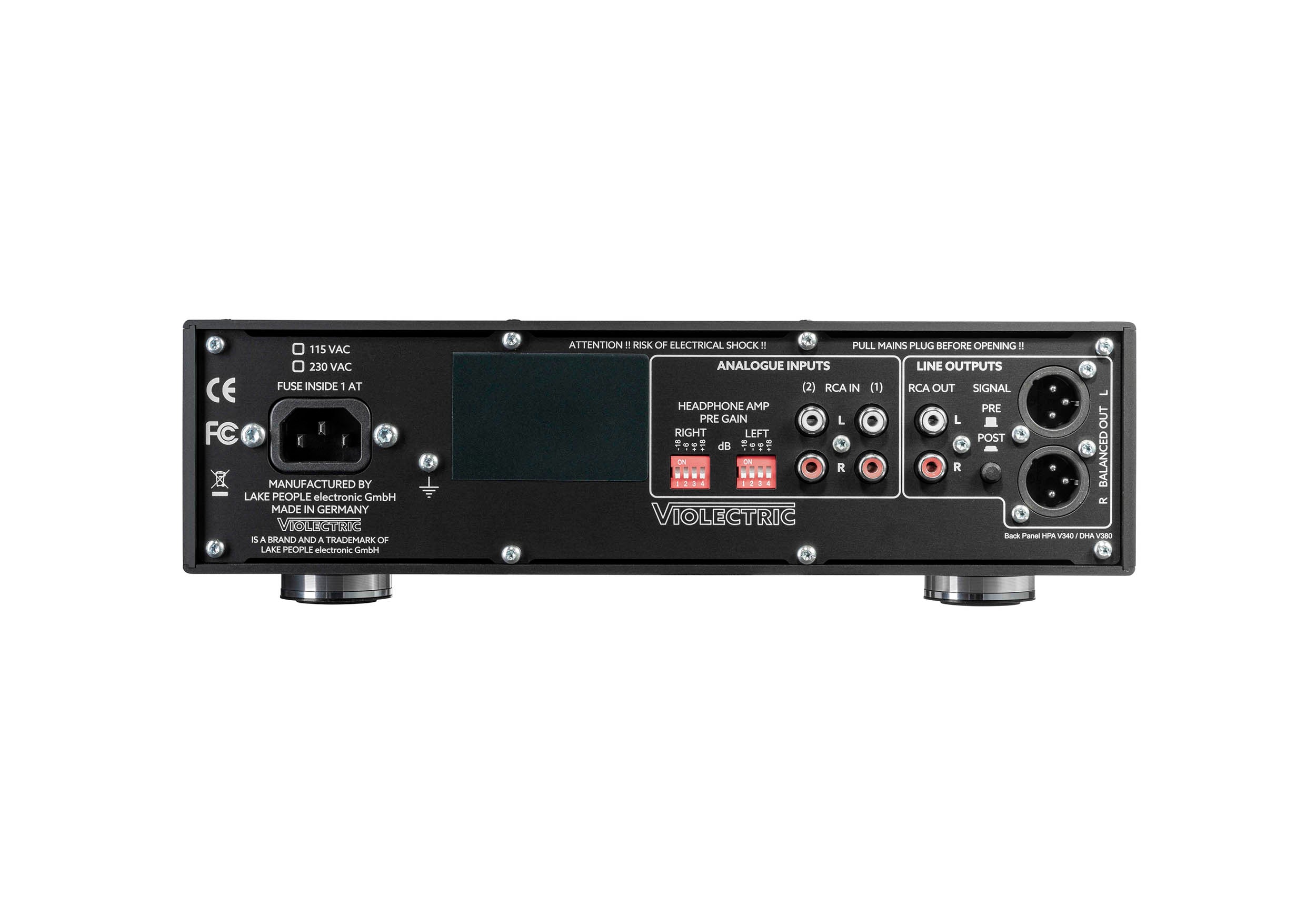 Violectric HPA-V340 Headphone Amplifier and Preamp by Violectric
