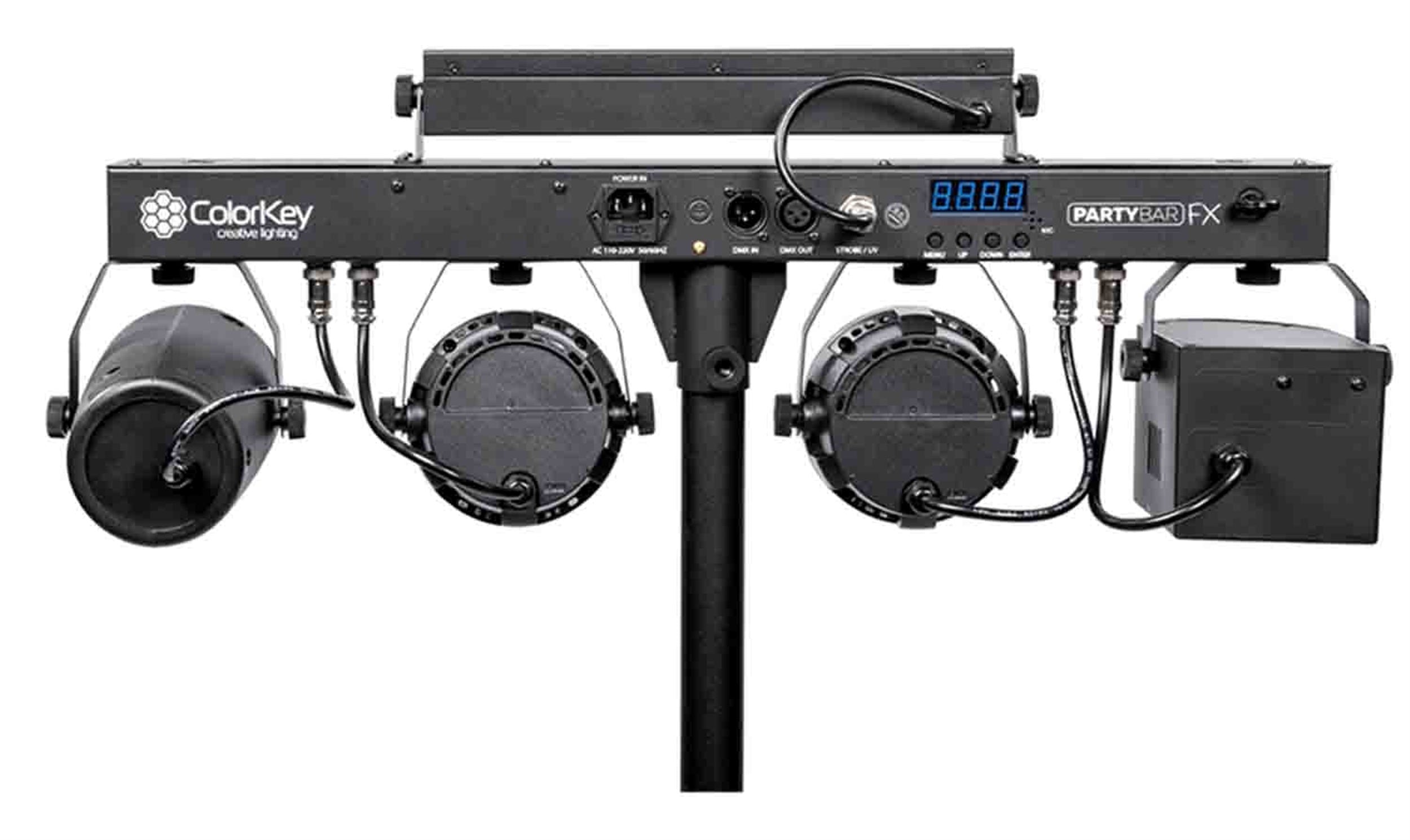 B-Stock Scratch & Dent: ColorKey CKU-3030 PartyBar FX Multi Effect Professional Lighting Bundle by ColorKey