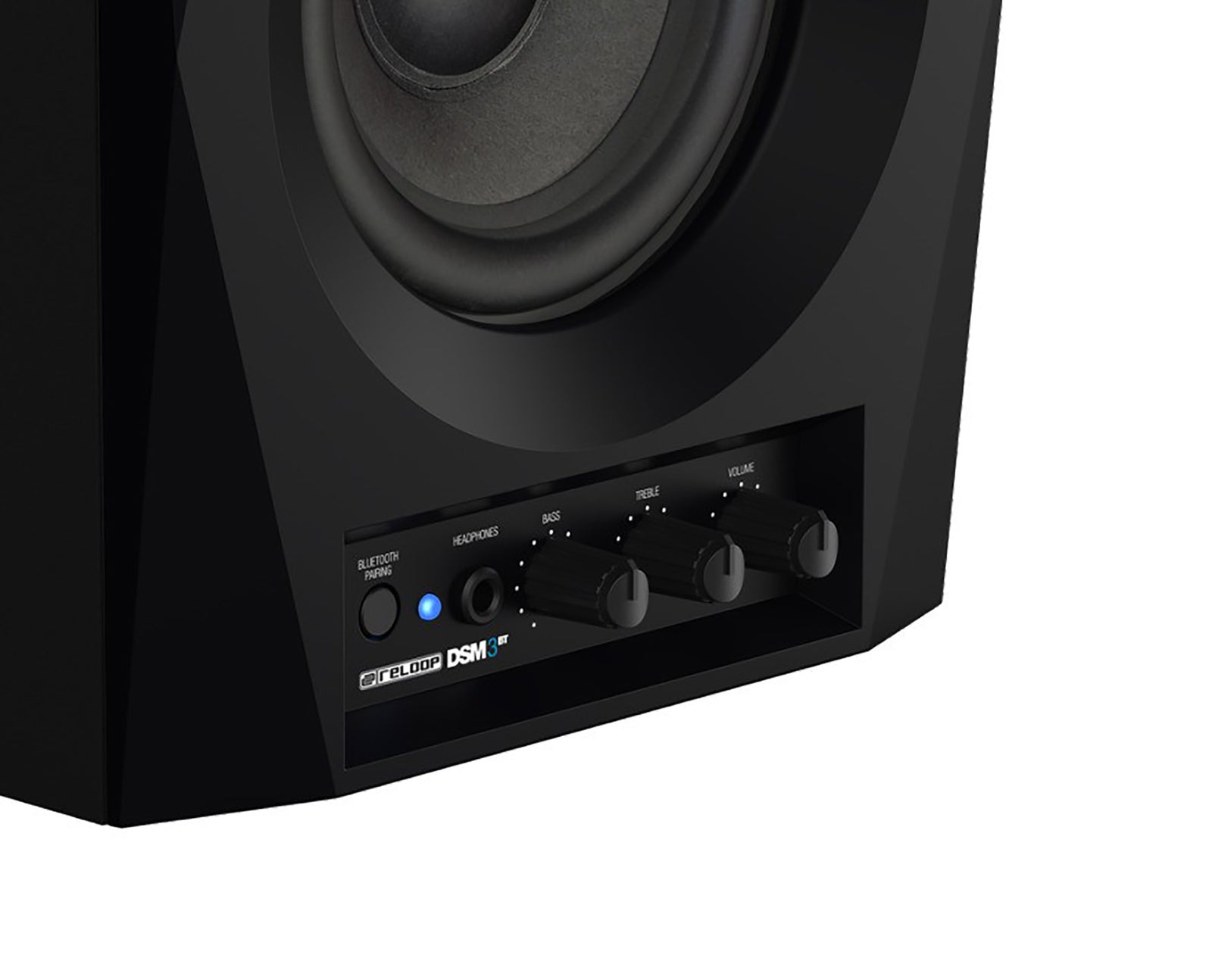 Reloop DSM-3-BT Smart Desktop Monitor System with Wireless Input - Black Pair by Reloop