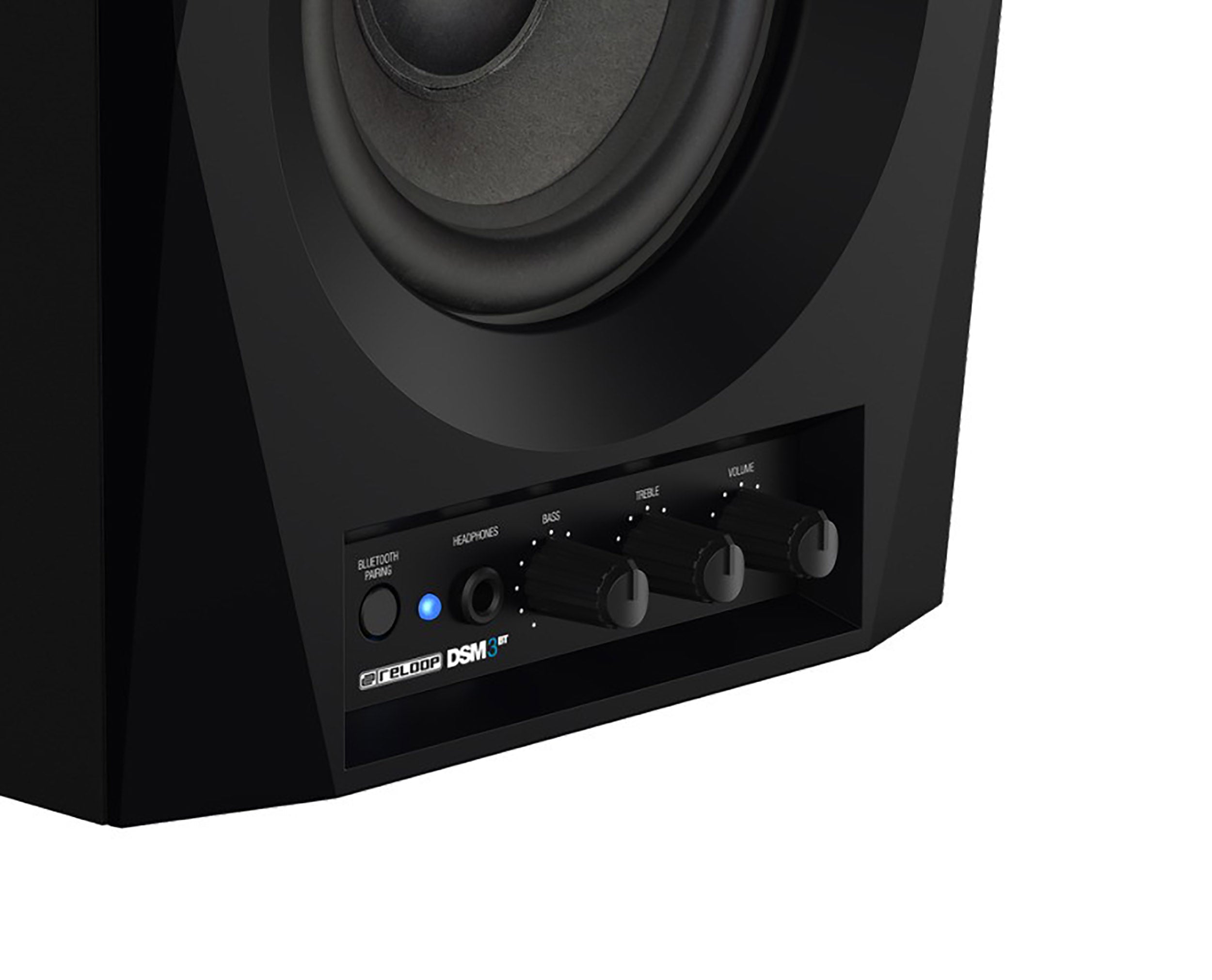 Reloop DSM-3-BT Smart Desktop Monitor System with Wireless Input - Black Pair by Reloop