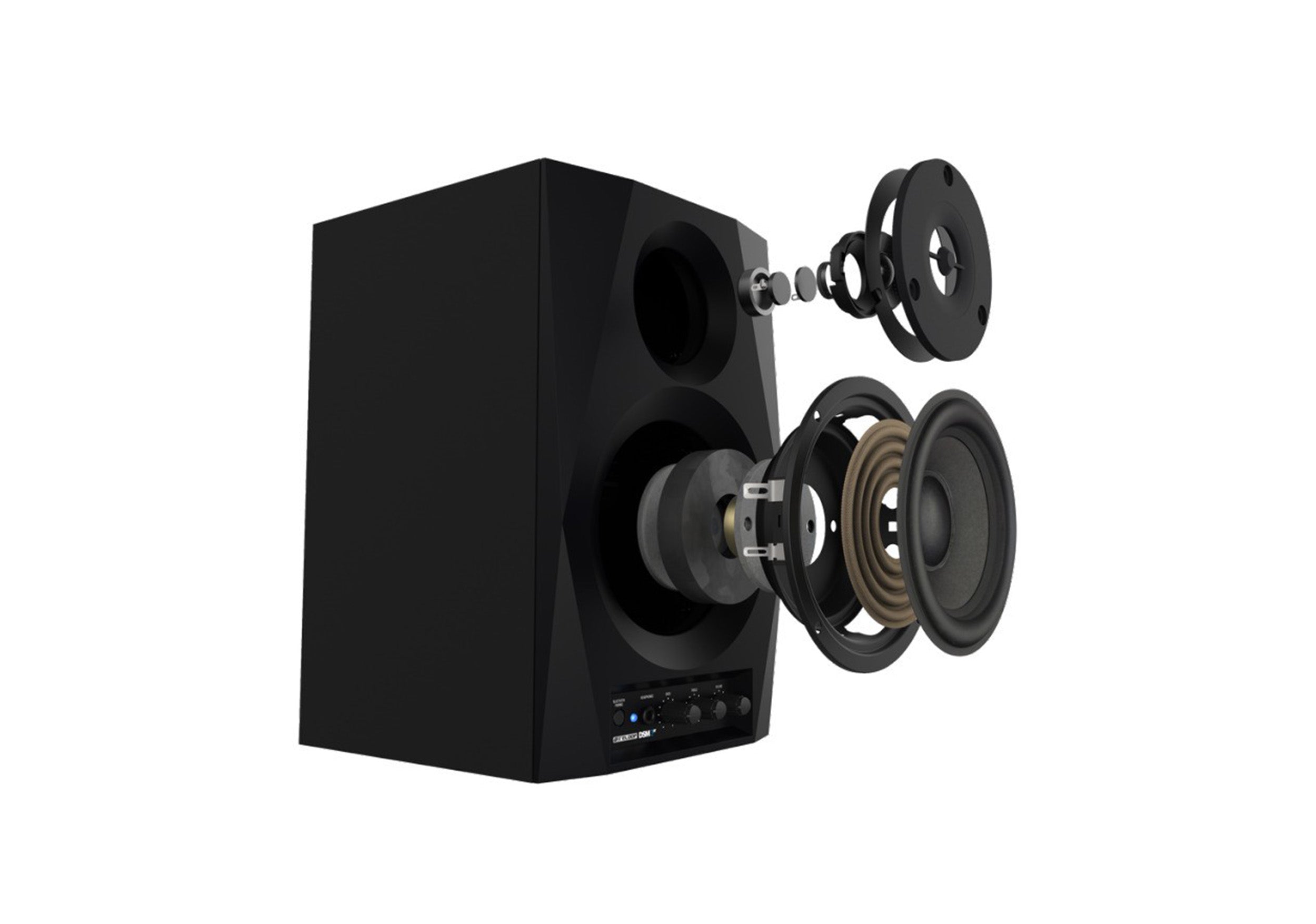 Reloop DSM-3-BT Smart Desktop Monitor System with Wireless Input - Black Pair by Reloop