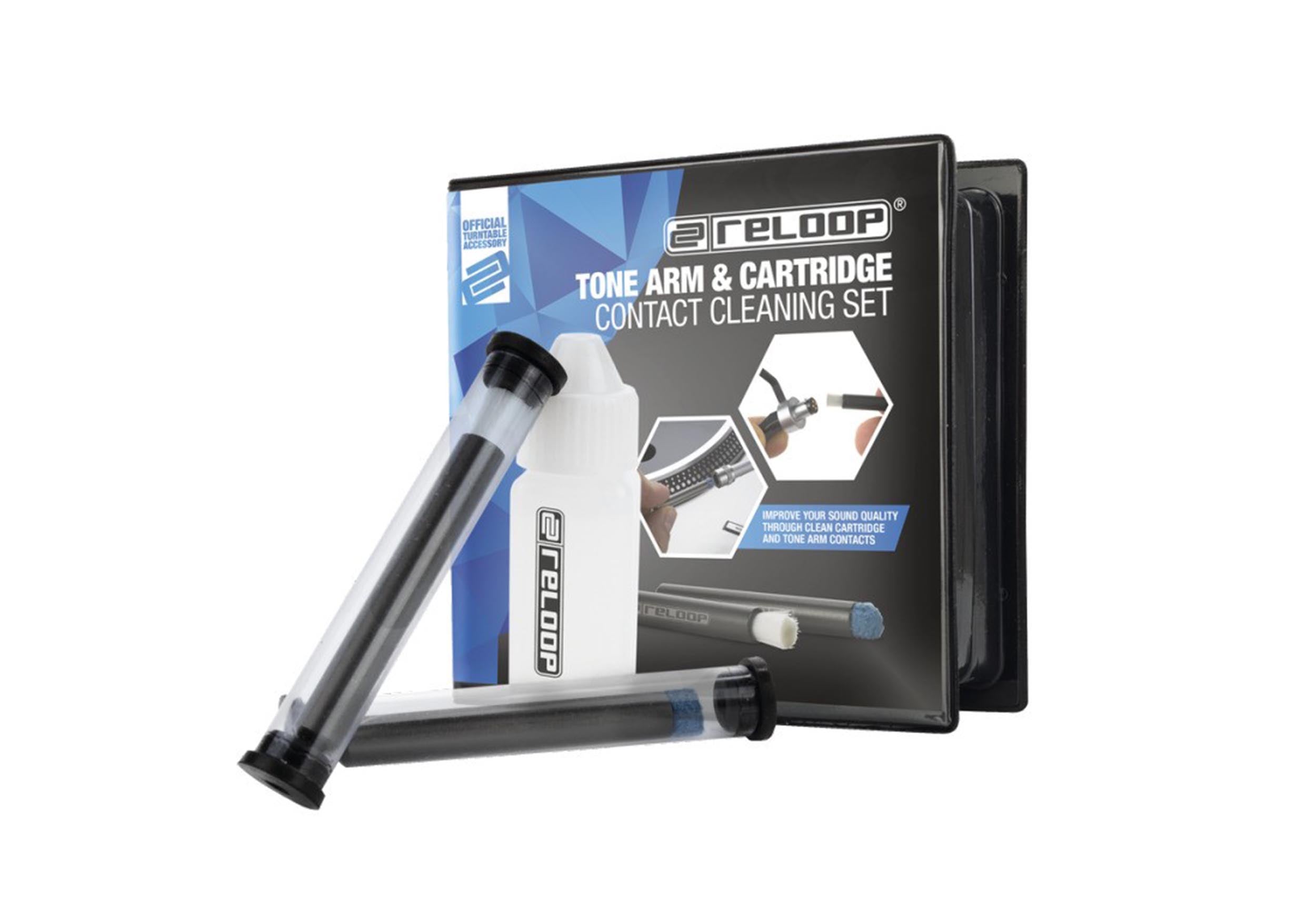 Reloop CLEANER-SET Tone Arm and Cartridge Contact Cleaning Set by Reloop