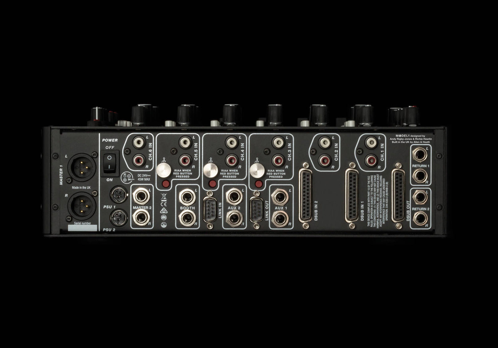 PLAYdifferently MODEL-1 6-Channel Premium Analogue DJ Mixer by PLAYdifferently