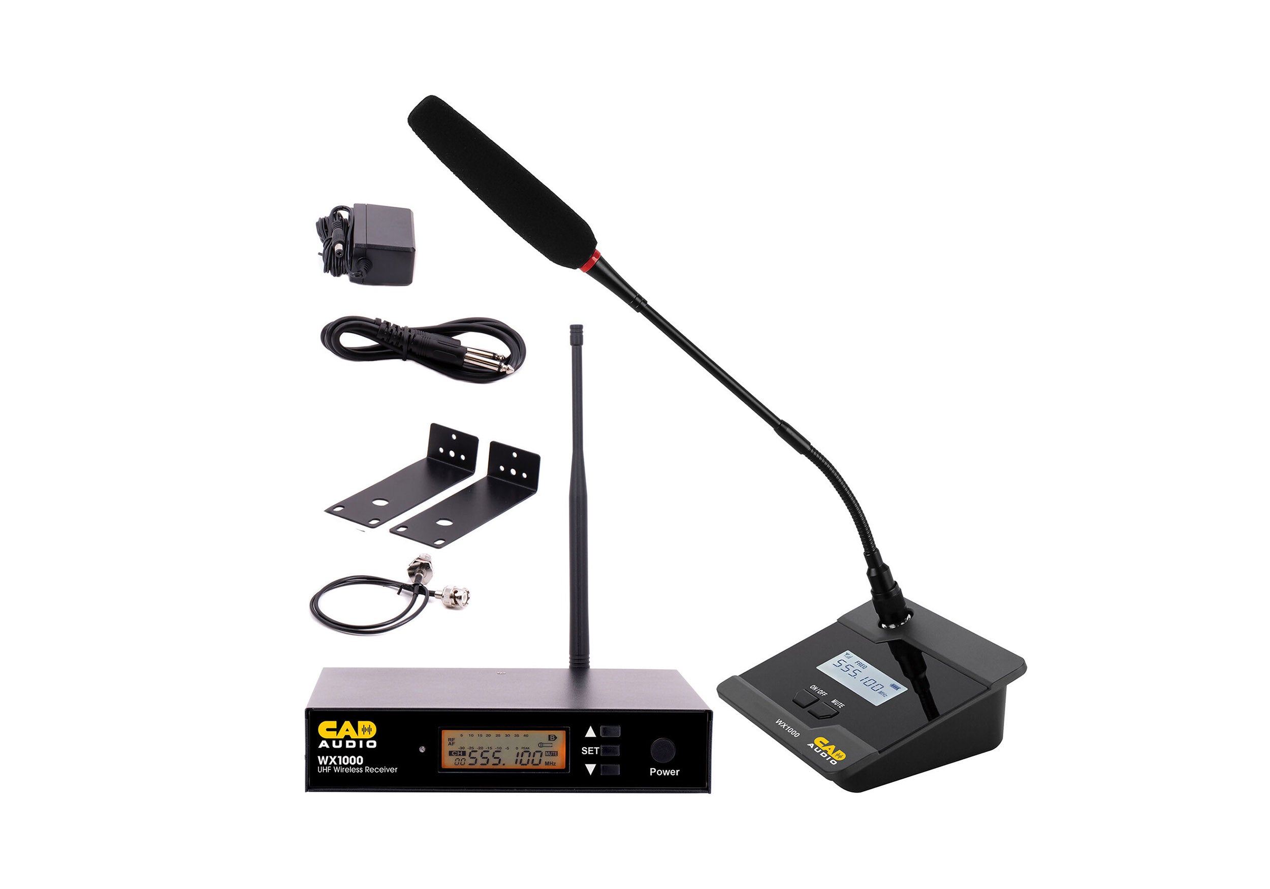 CAD Audio WX1000GN Wireless Gooseneck Microphone System - 550 to 590 MHz by CAD Audio