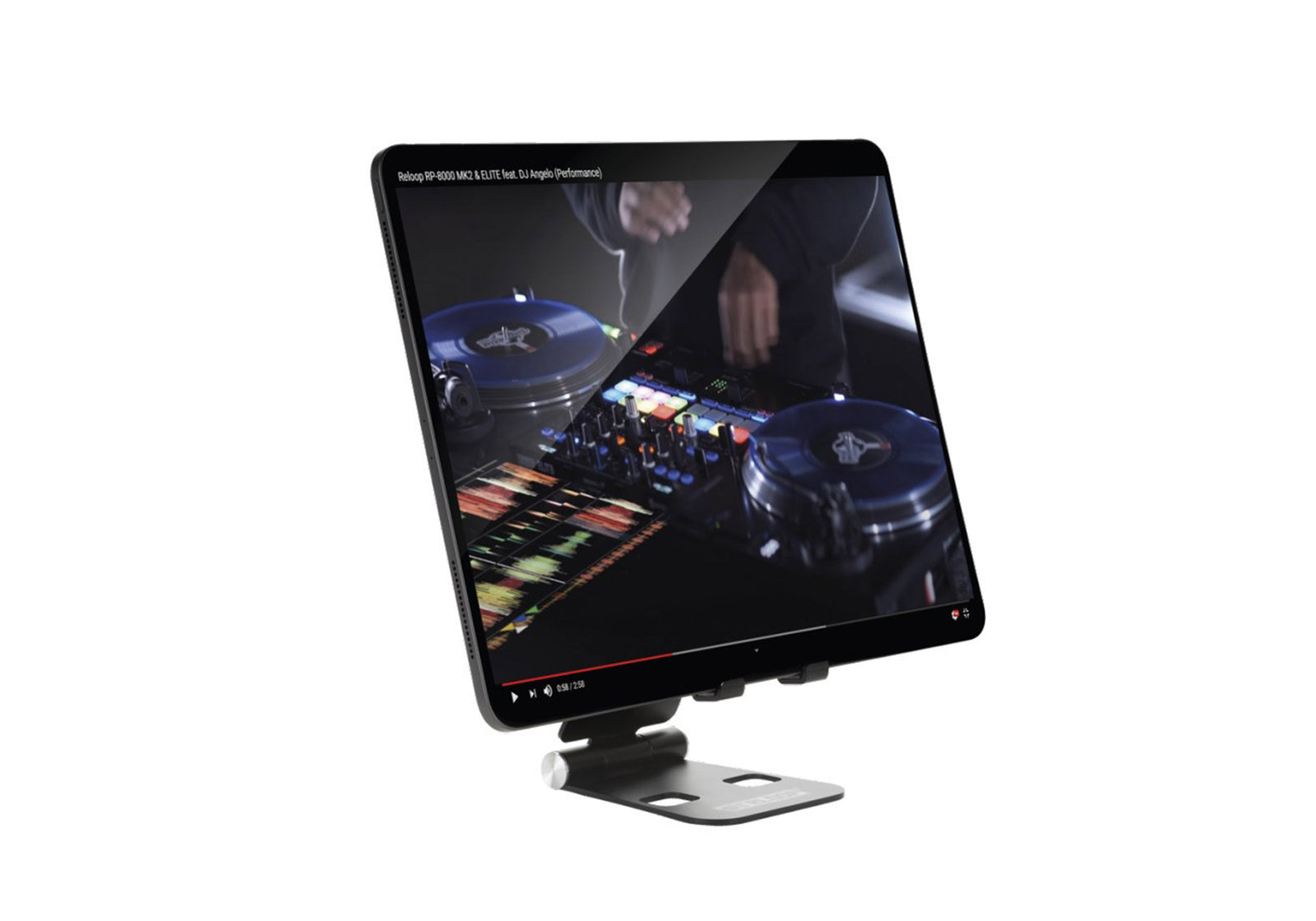 Reloop SMART-DISPLAY-STAND Adjustable and Foldable for Smartphones and Tablets by Reloop