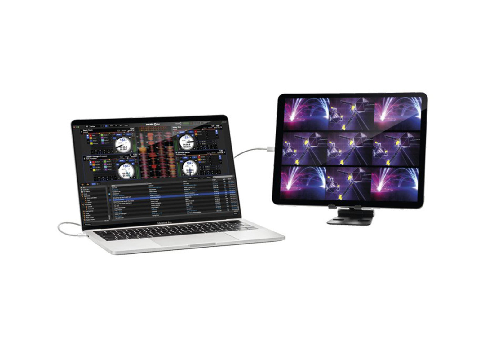 Reloop SMART-DISPLAY-STAND Adjustable and Foldable for Smartphones and Tablets by Reloop