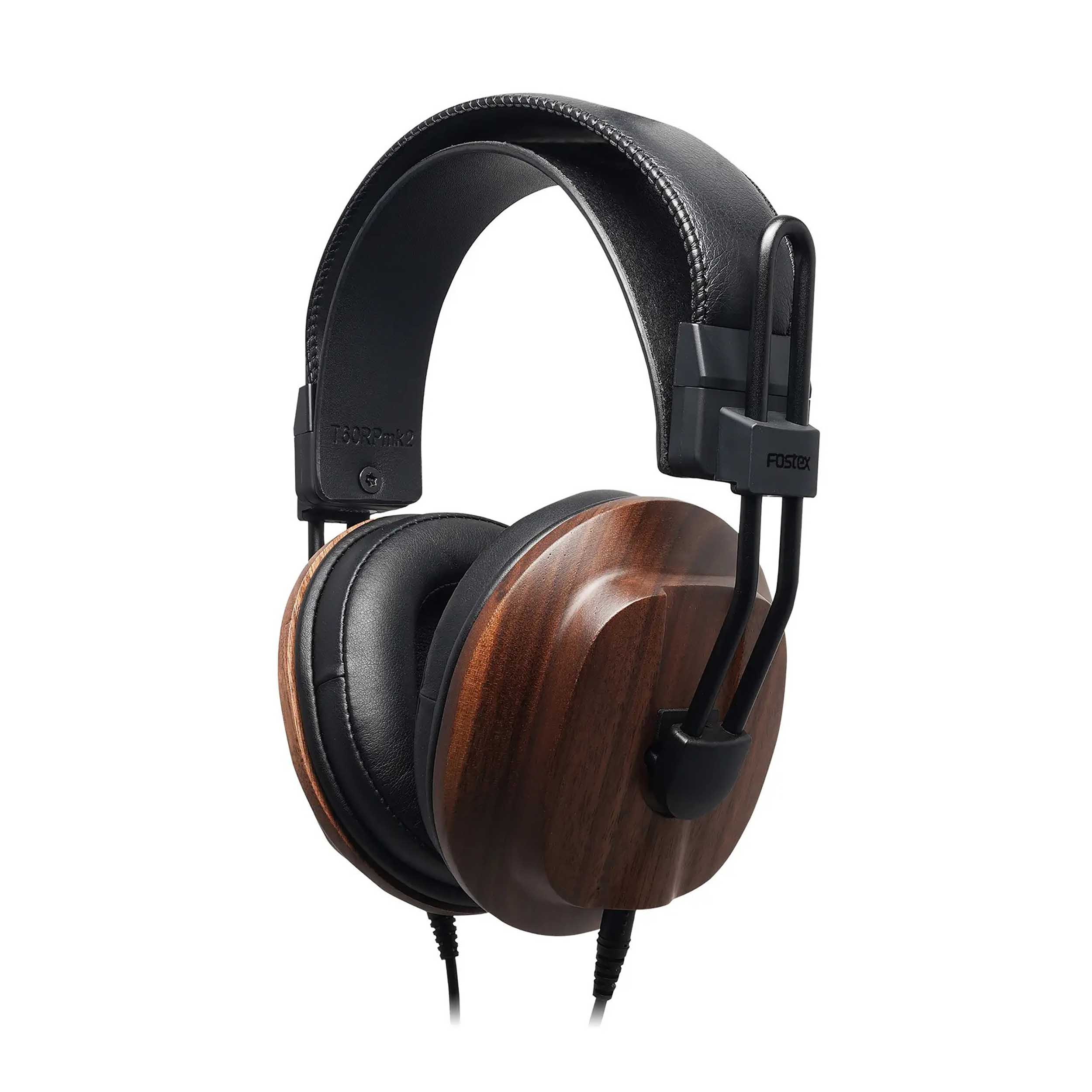 Fostex T60RPmk2CL Closed-Back Planar Magnetic Headphones with Solid Black Walnut Housing by Fostex
