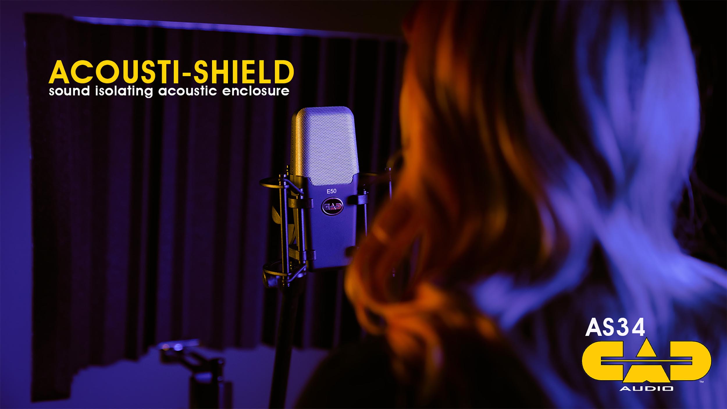 CAD Audio AS34 Acousti-Shield Stand-Mounted Acoustic Enclosure by CAD Audio