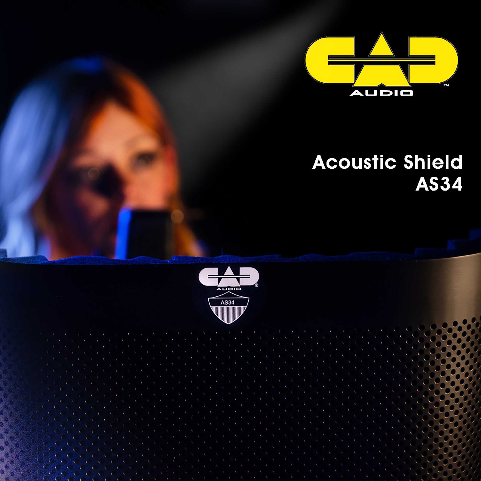 CAD Audio AS34 Acousti-Shield Stand-Mounted Acoustic Enclosure by CAD Audio