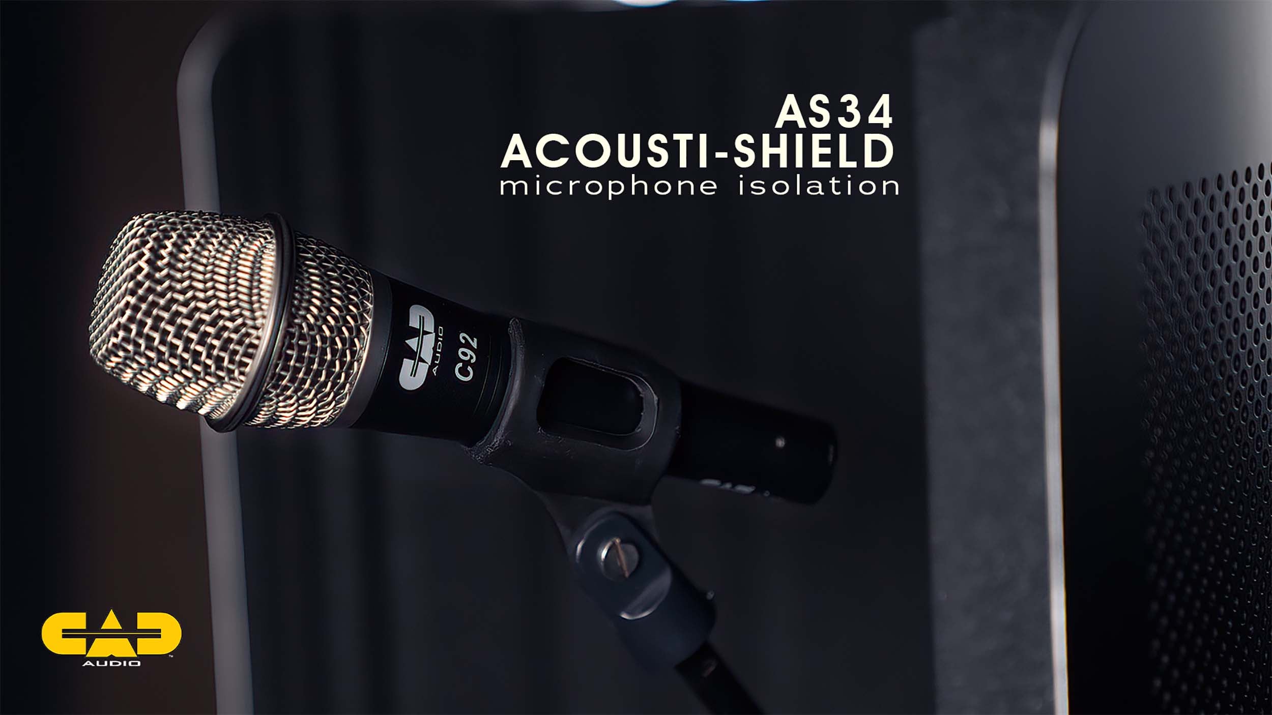 CAD Audio AS34 Acousti-Shield Stand-Mounted Acoustic Enclosure by CAD Audio
