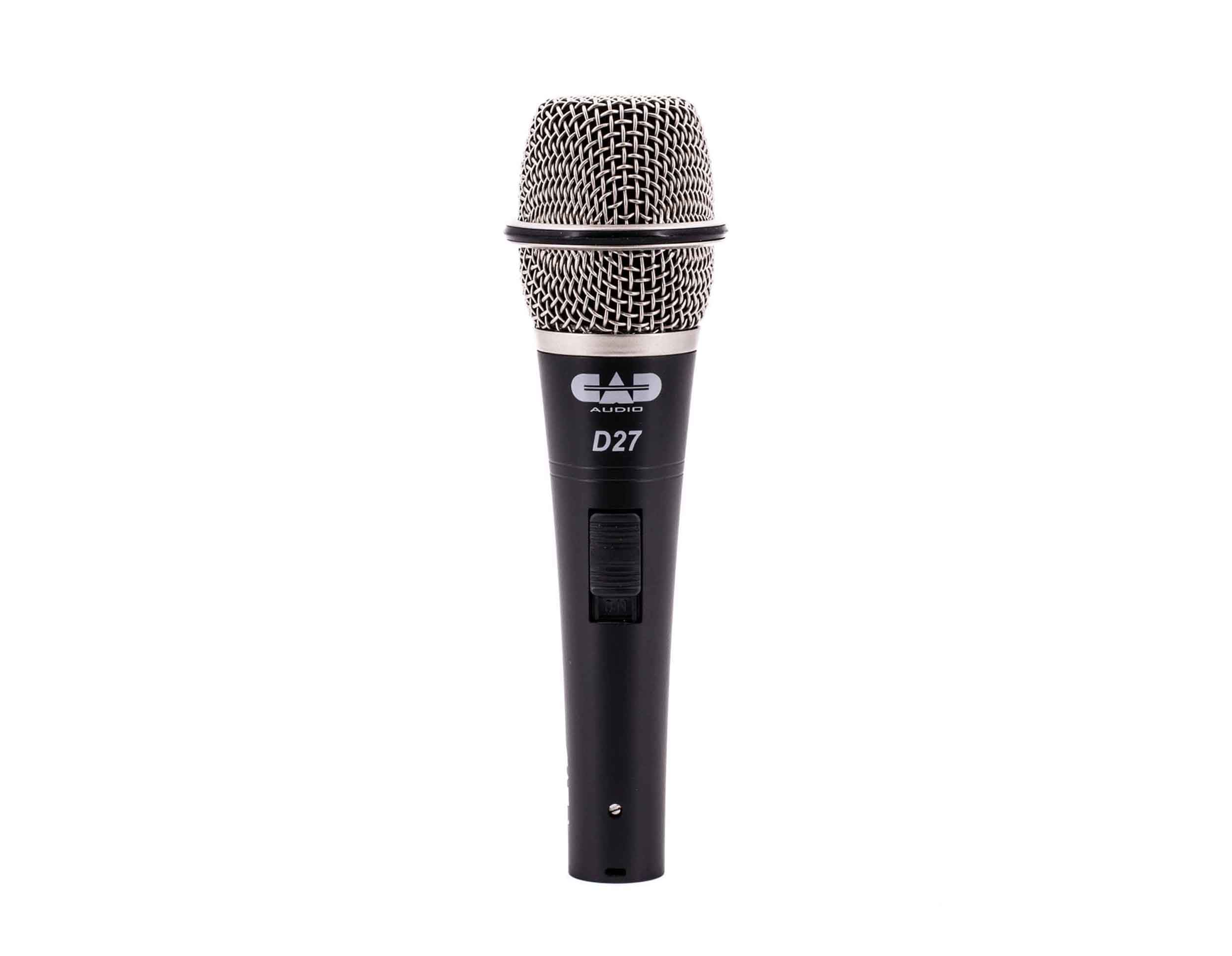 CAD Audio D27 SuperCardioid Dynamic Handheld Microphone with On/Off Switch by CAD Audio