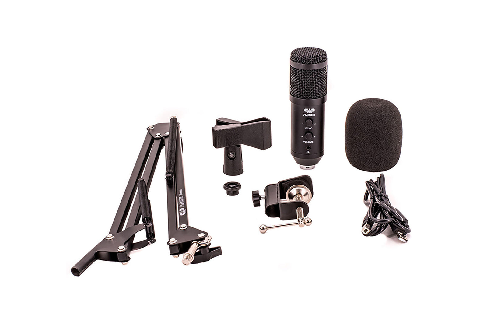CAD Audio PM1100 PodMaster D Cardioid USB Microphone with Boom Arm by CAD Audio