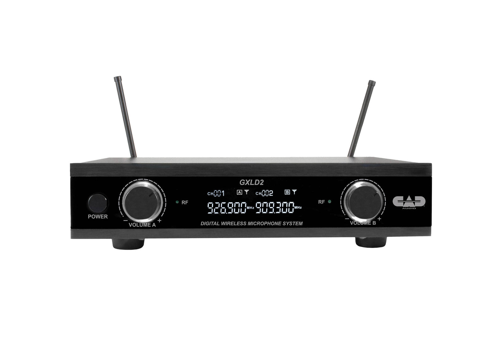CAD Audio GXLD2-HBAH Digital Dual Channel Wireless Handheld and Bodypack Microphone System - AH Frequency Band by CAD Audio