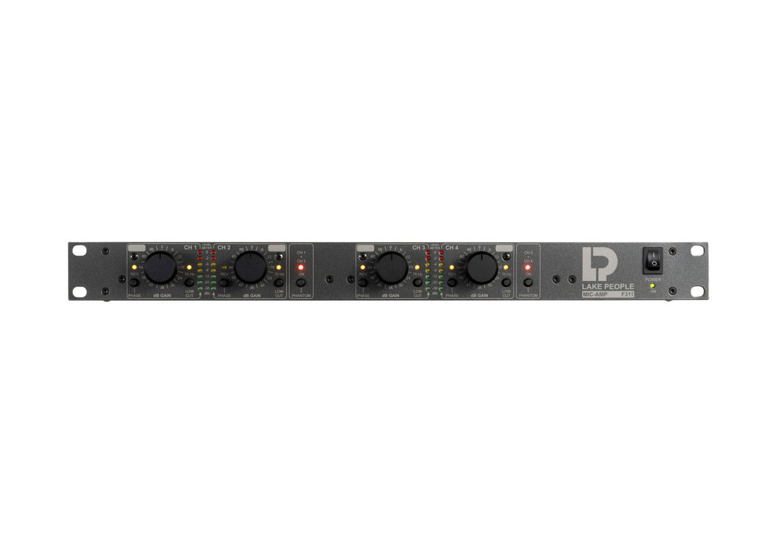 Lake People F311-Q 4-Channel Microphone Preamplifier by Lake People