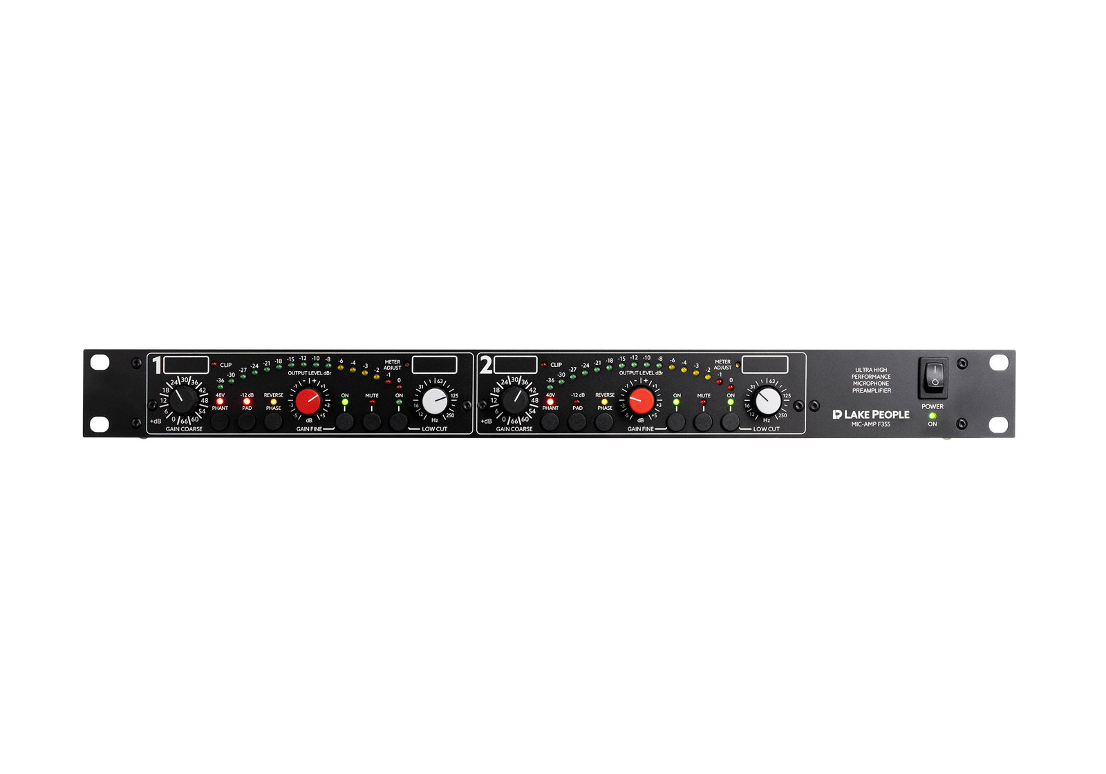 Lake People F355 2-Channel Microphone Preamplifier by Lake People