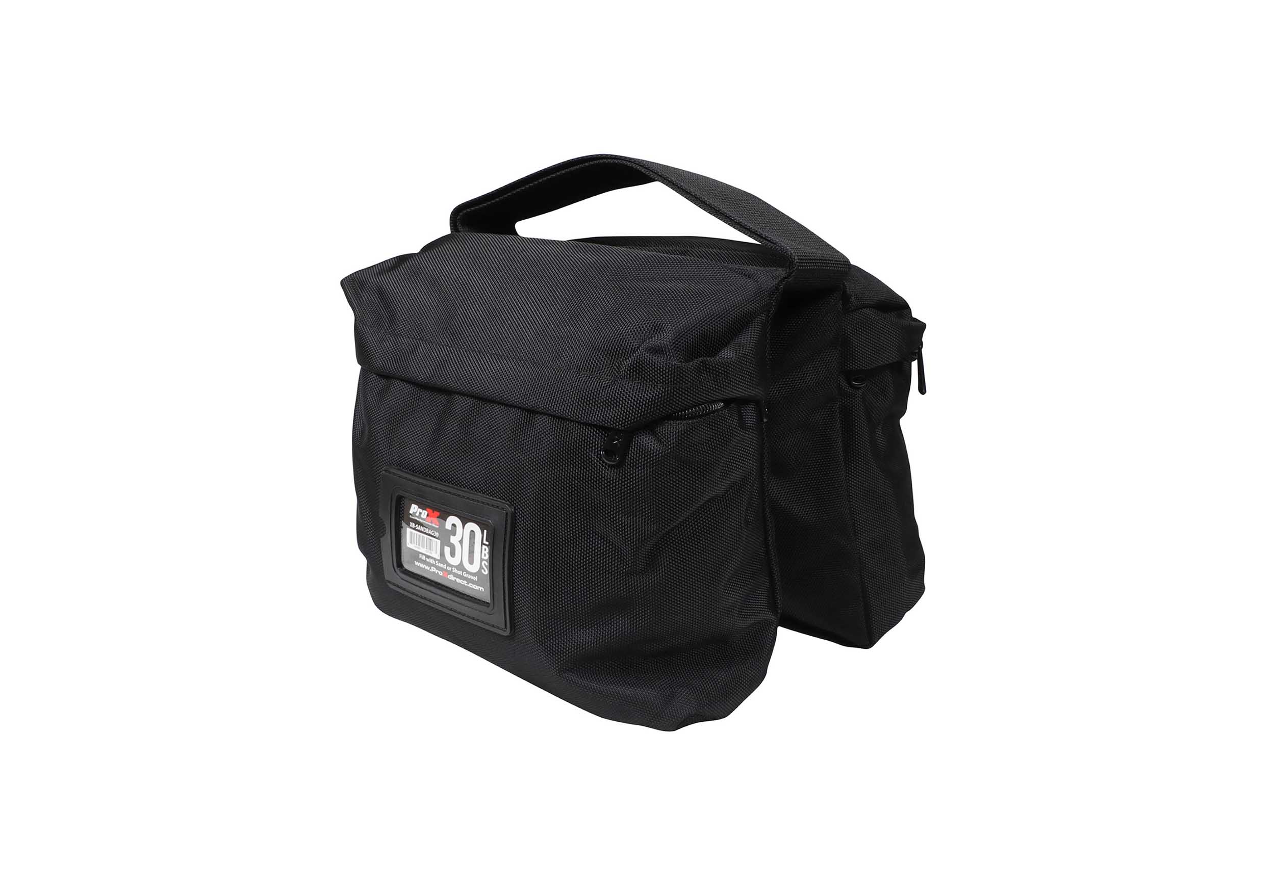 ProX XB-SANDBAG30 Double Zipper Saddlebag Sandbag 30lbs Capacity - Black Empty by ProX Cases