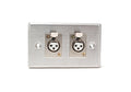 CAD Audio 40-348 Dual Duplex 3-Pin XLR Female Wall Plate by CAD Audio
