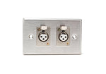 CAD Audio 40-348 Dual Duplex 3-Pin XLR Female Wall Plate by CAD Audio