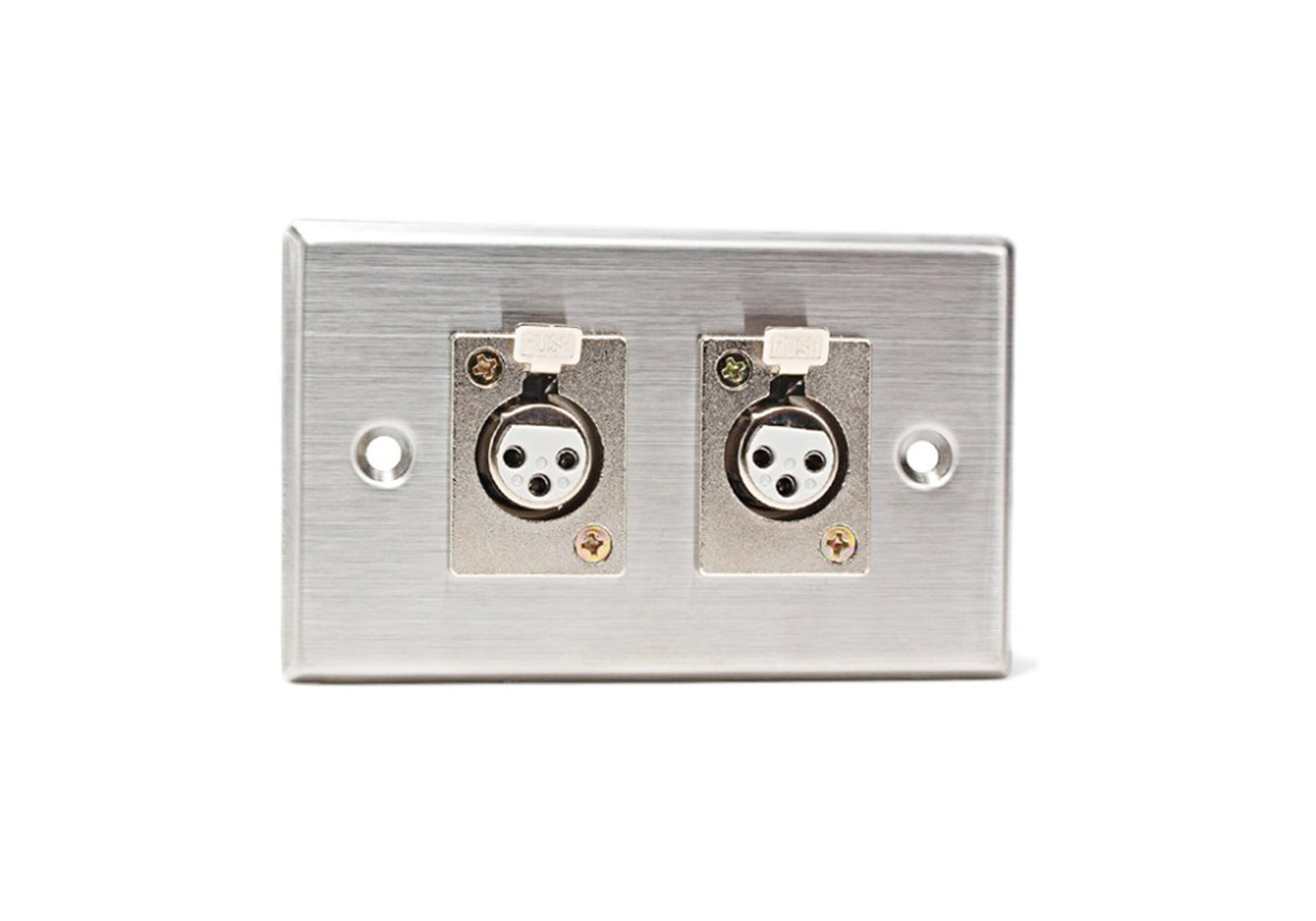 CAD Audio 40-348 Dual Duplex 3-Pin XLR Female Wall Plate by CAD Audio