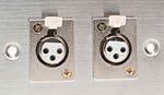 CAD Audio 40-348 Dual Duplex 3-Pin XLR Female Wall Plate by CAD Audio