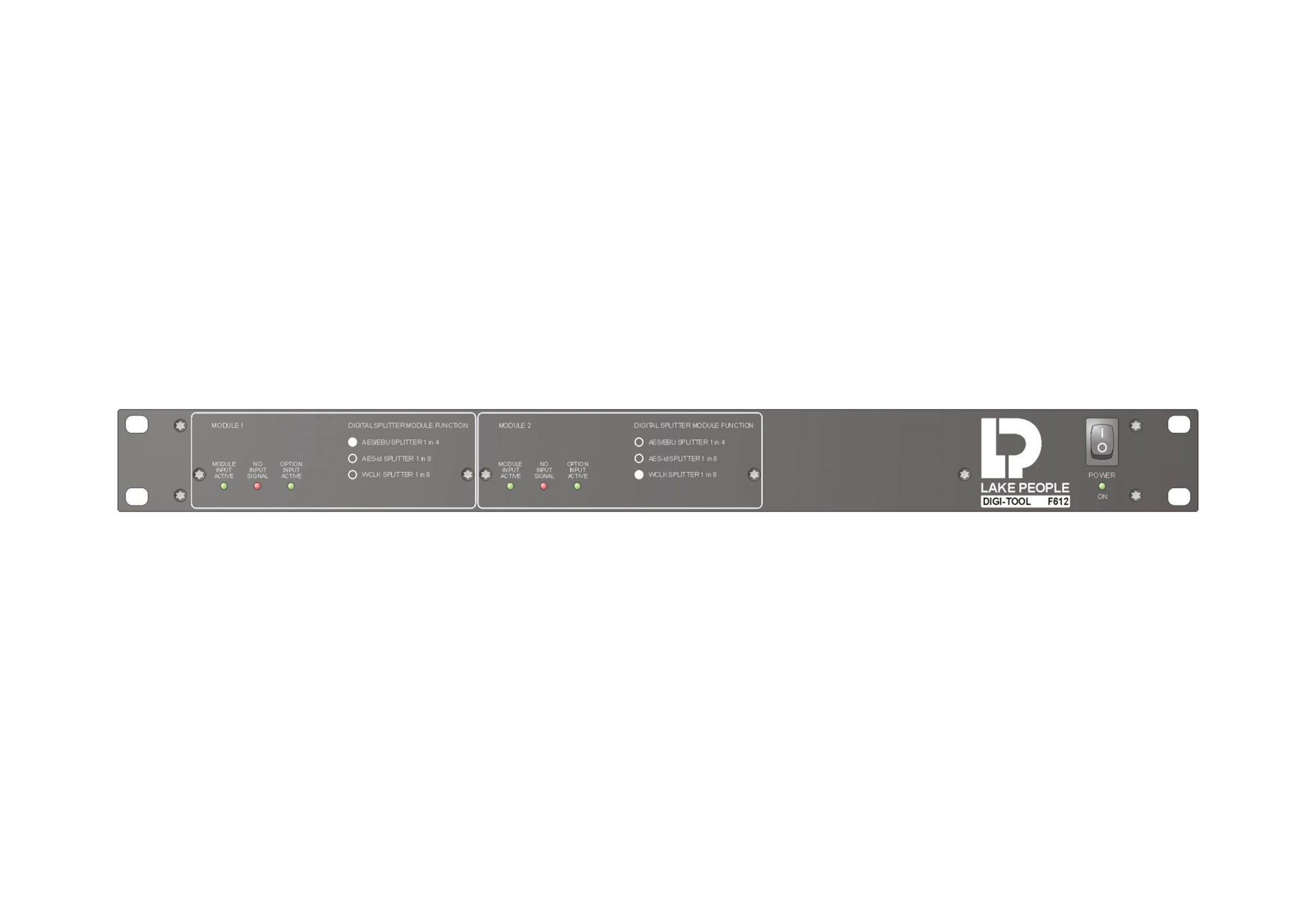 Lake People DIGI-TOOL-F612 Digital Audio and Wordclock/AES-iD Splitter by Lake People