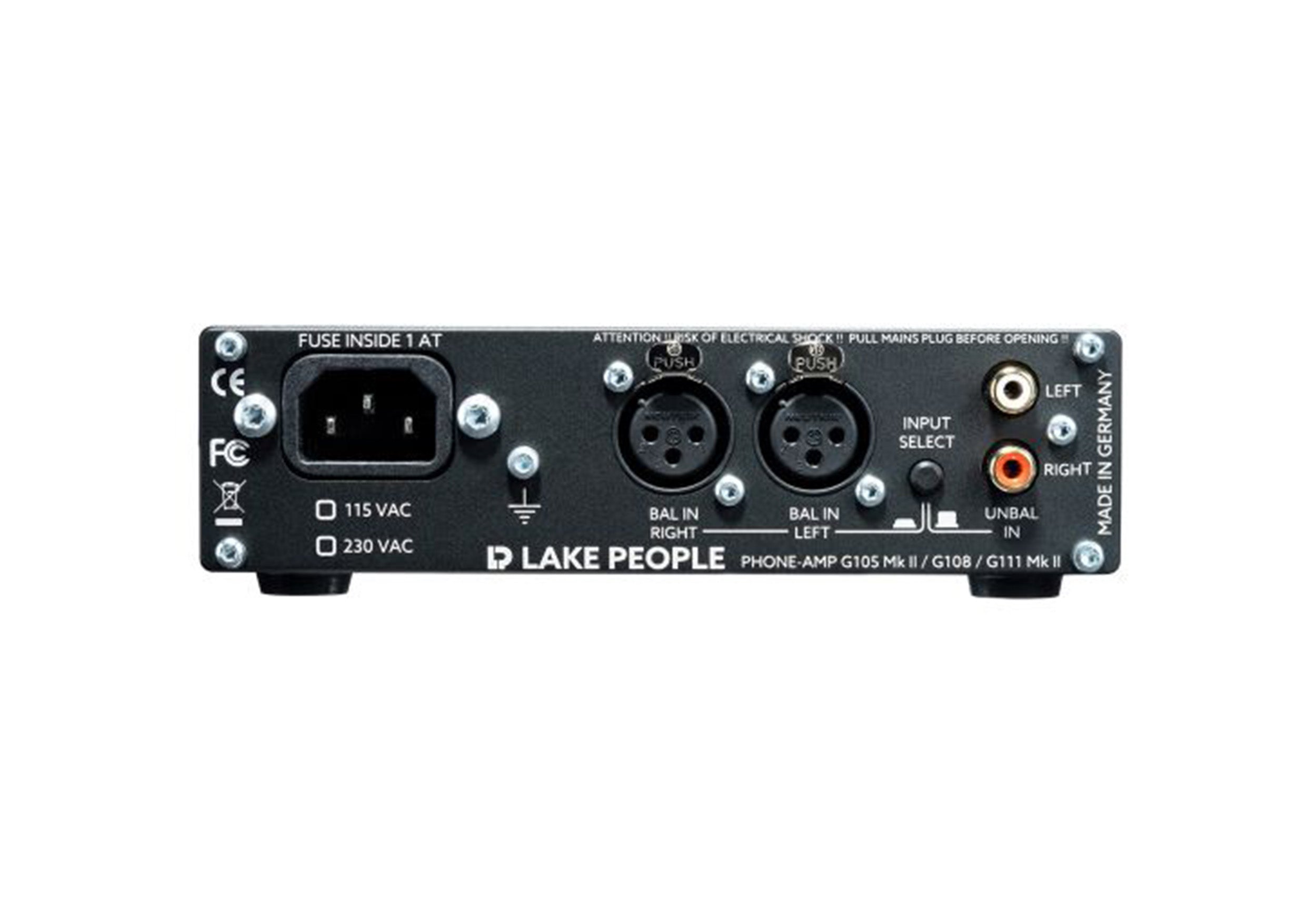 Lake People G108 2-Channel Balanced Desktop Headphone Amplifier by Lake People