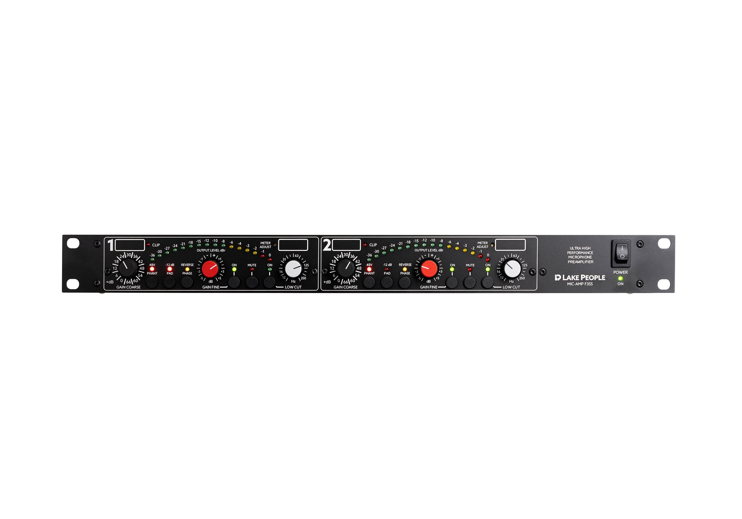 Lake People F355A 2-Channel Microphone Preamplifier with Class-A Input by Lake People