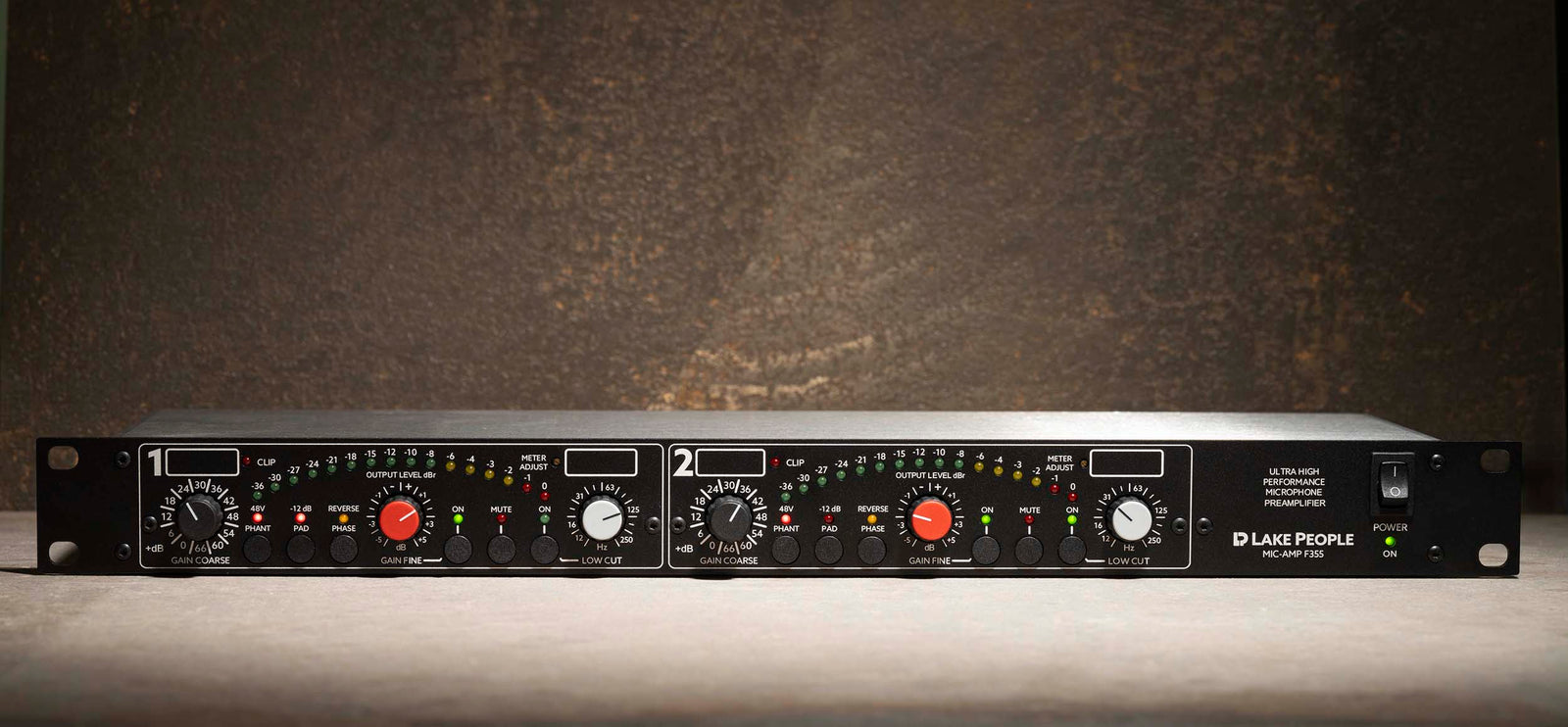 Lake People F355A 2-Channel Microphone Preamplifier with Class-A Input by Lake People