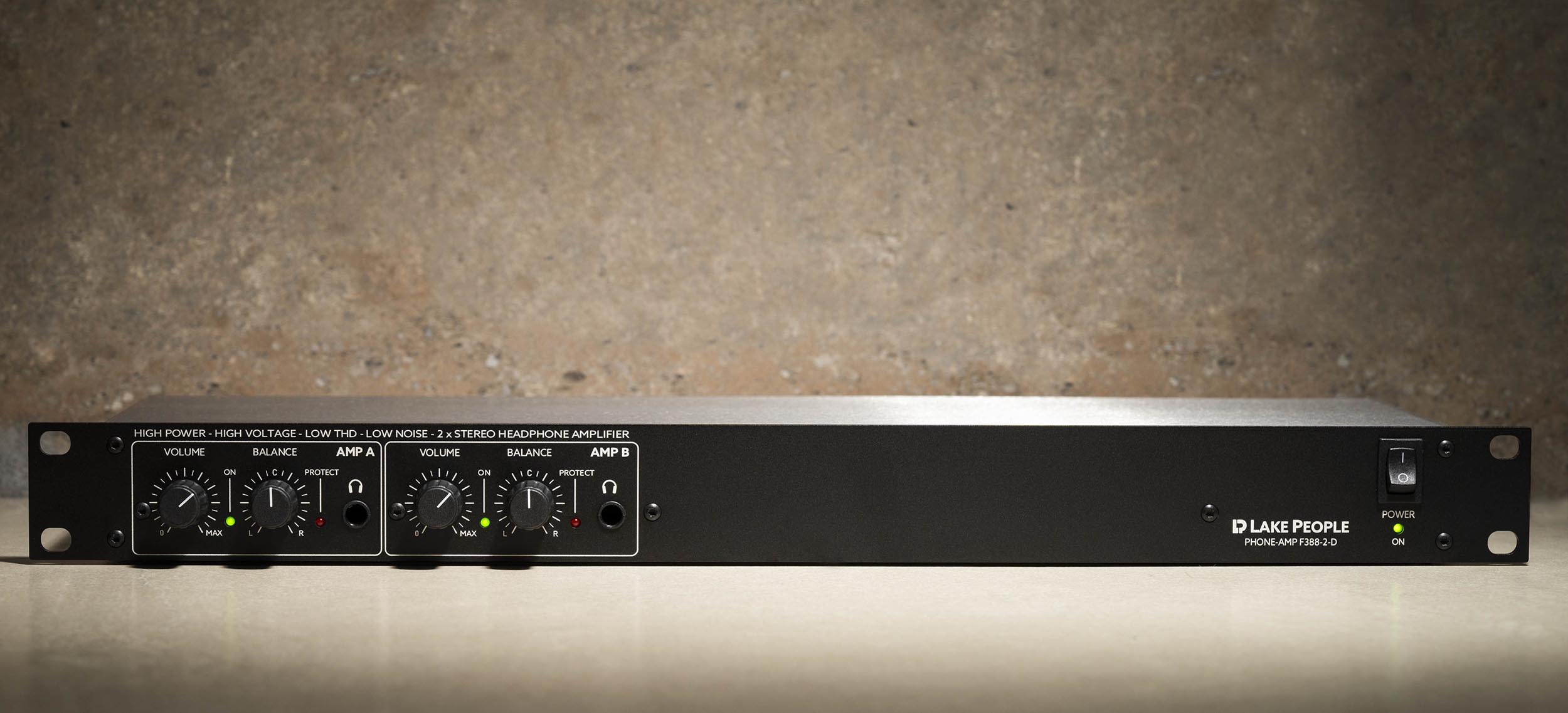 Lake People F388-2-D 2-Channel Headphone Amplifier by Lake People