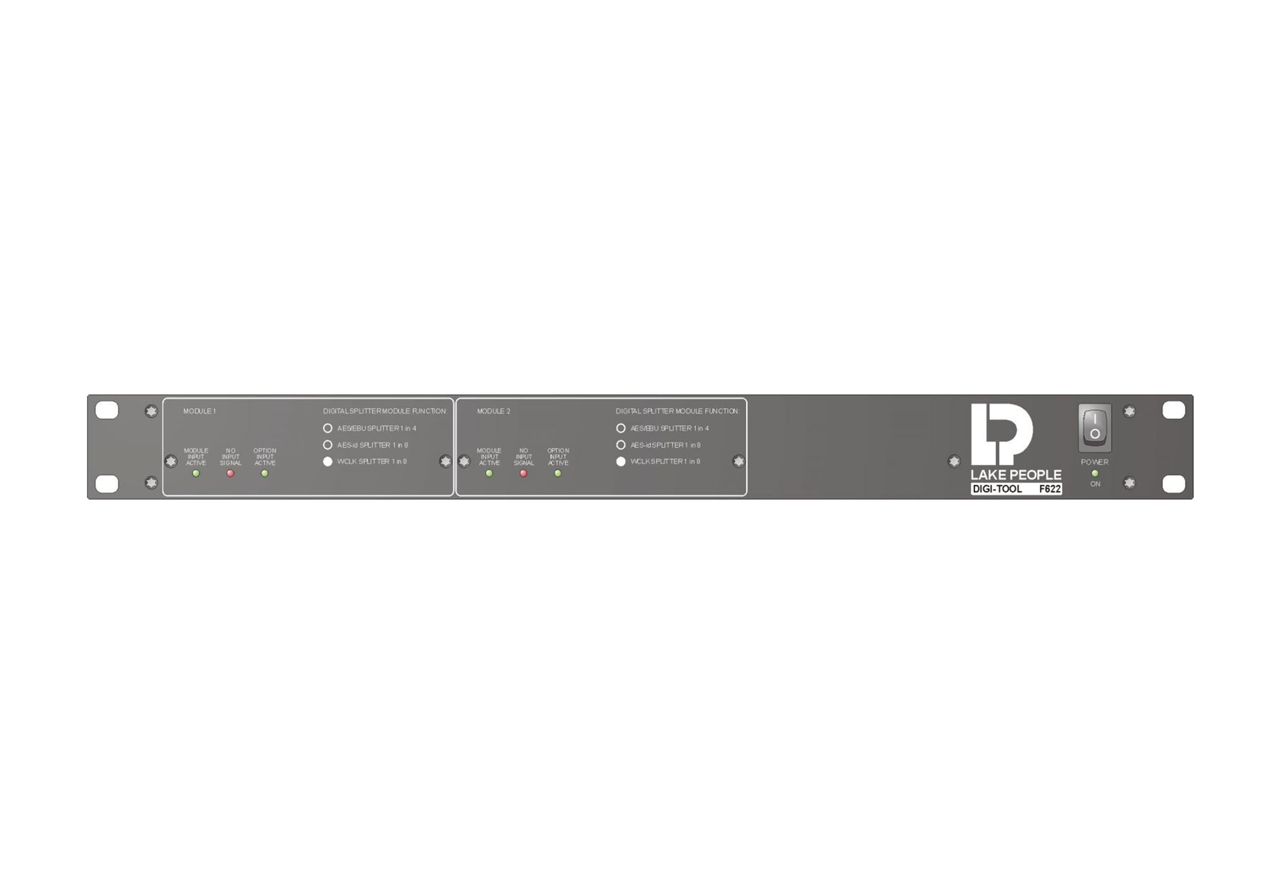 Lake People DIGI-TOOL-F622 Digital Distribution Amplifier for Wordclock/AES-iD Splitter by Lake People