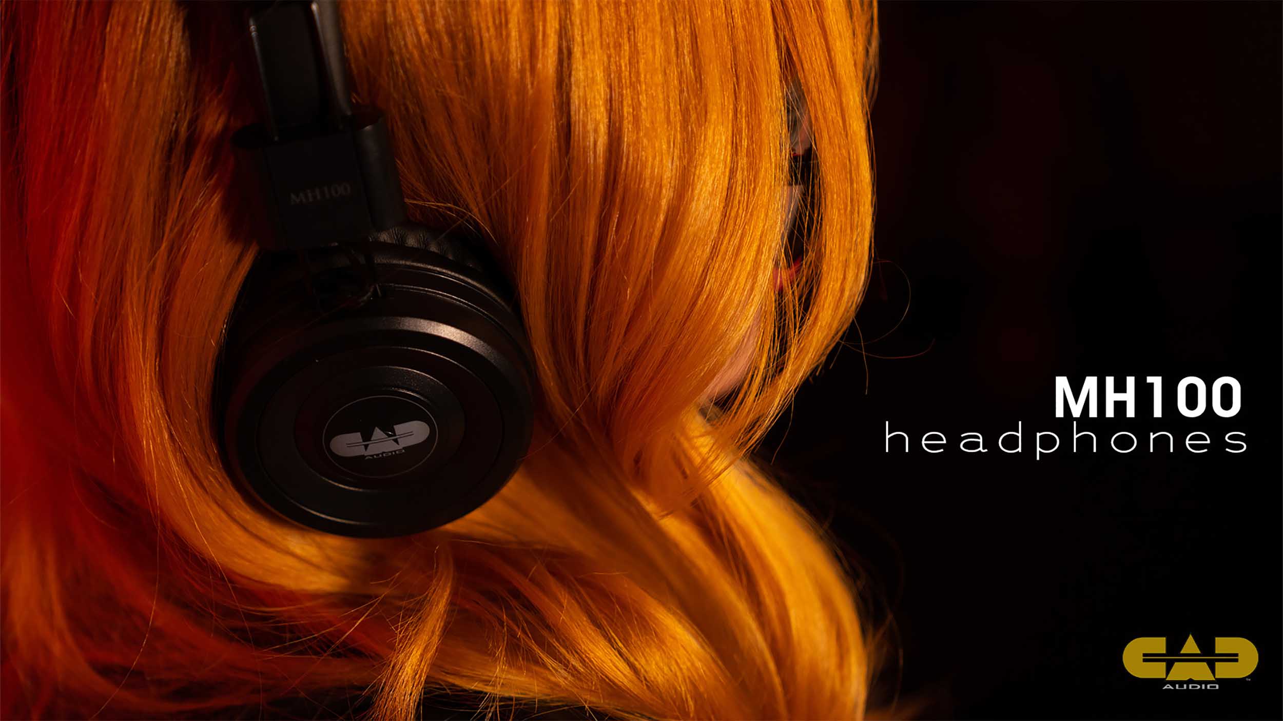 CAD Audio MH100 Closed-Back Studio Headphones - Black by CAD Audio