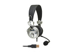 CAD Audio U2 USB Stereo Headphones with Cardioid Condenser Microphone USB Cable - 6ft by CAD Audio