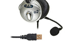 CAD Audio U2 USB Stereo Headphones with Cardioid Condenser Microphone USB Cable - 6ft by CAD Audio