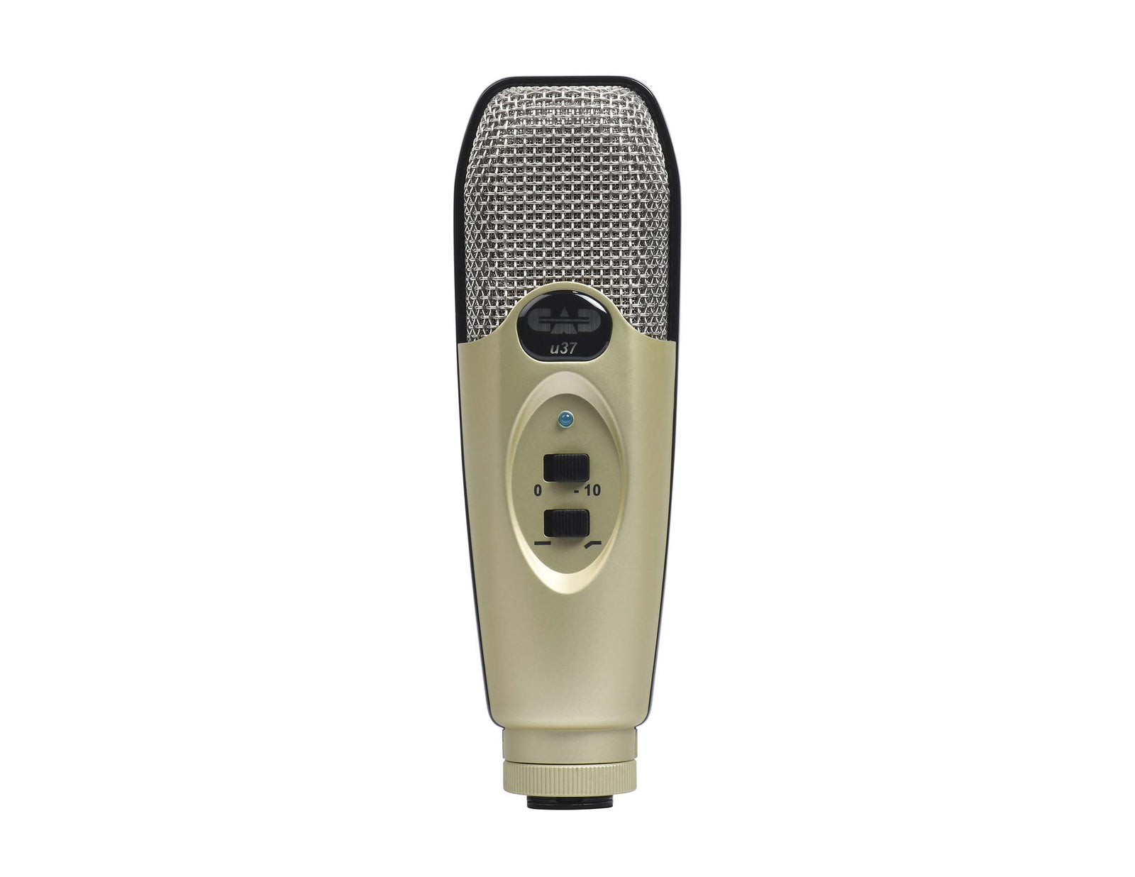 CAD Audio U37 USB Studio Condenser Microphone with Tripod Stand and USB Cable by CAD Audio