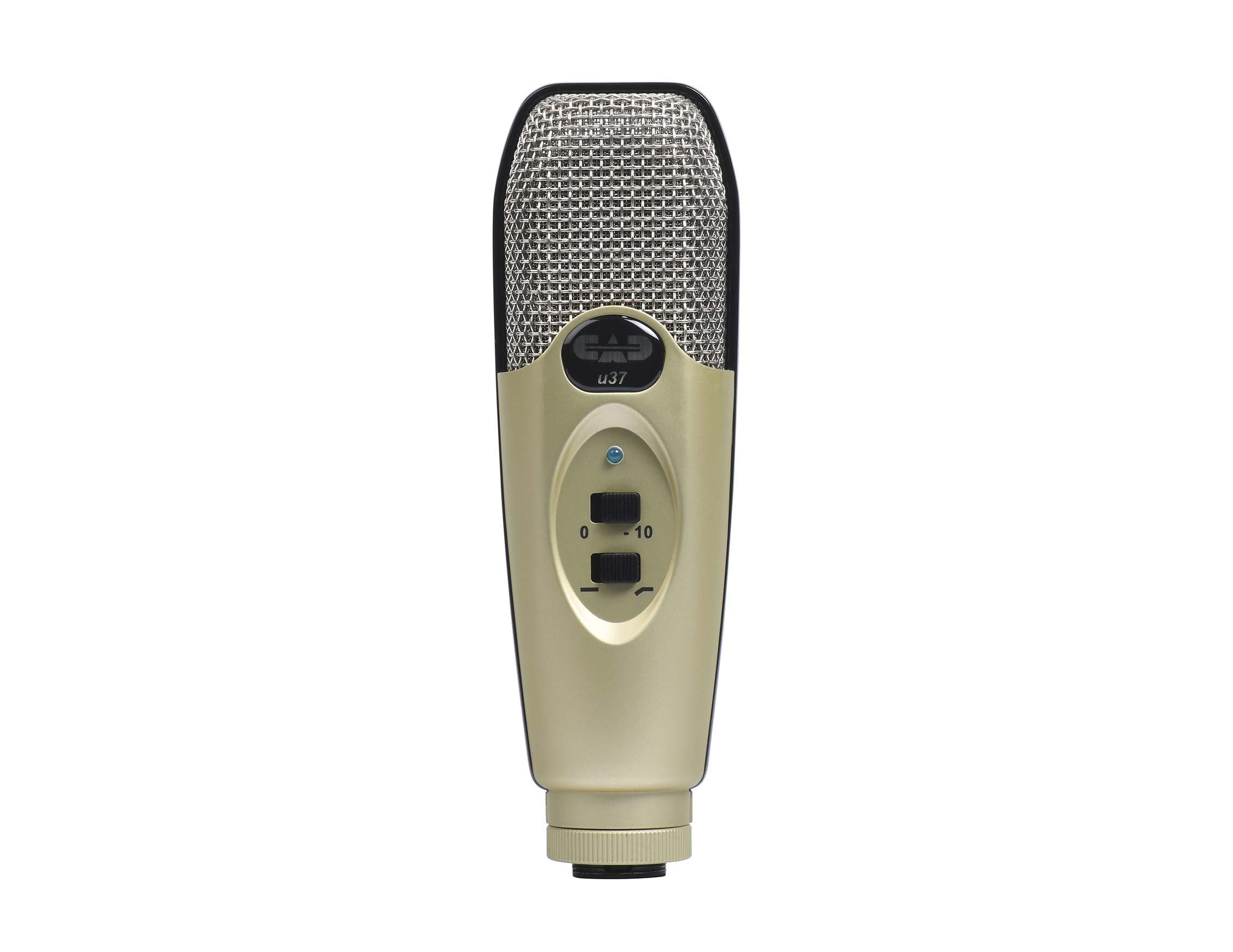CAD Audio U37 USB Studio Condenser Microphone with Tripod Stand and USB Cable by CAD Audio
