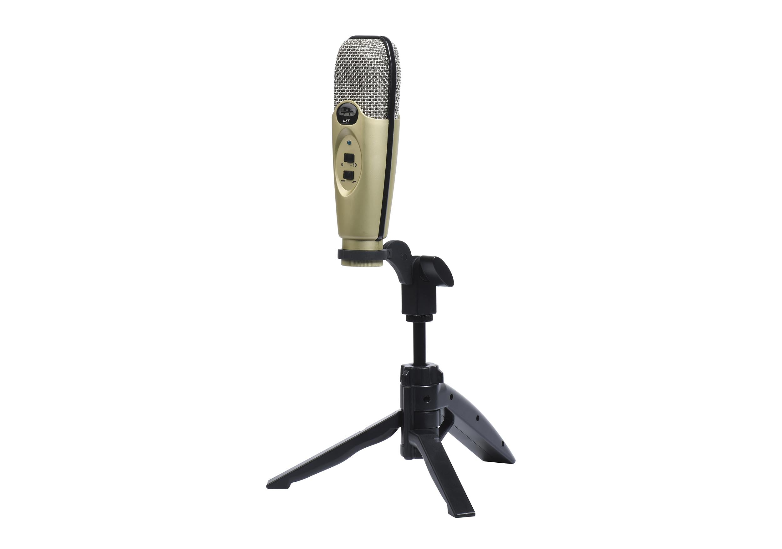 CAD Audio U37 USB Studio Condenser Microphone with Tripod Stand and USB Cable by CAD Audio