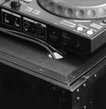 Odyssey FZF33362TBL 33″ Wide x 36″ Tall Black Two Tier DJ Fold Out Stand by Odyssey