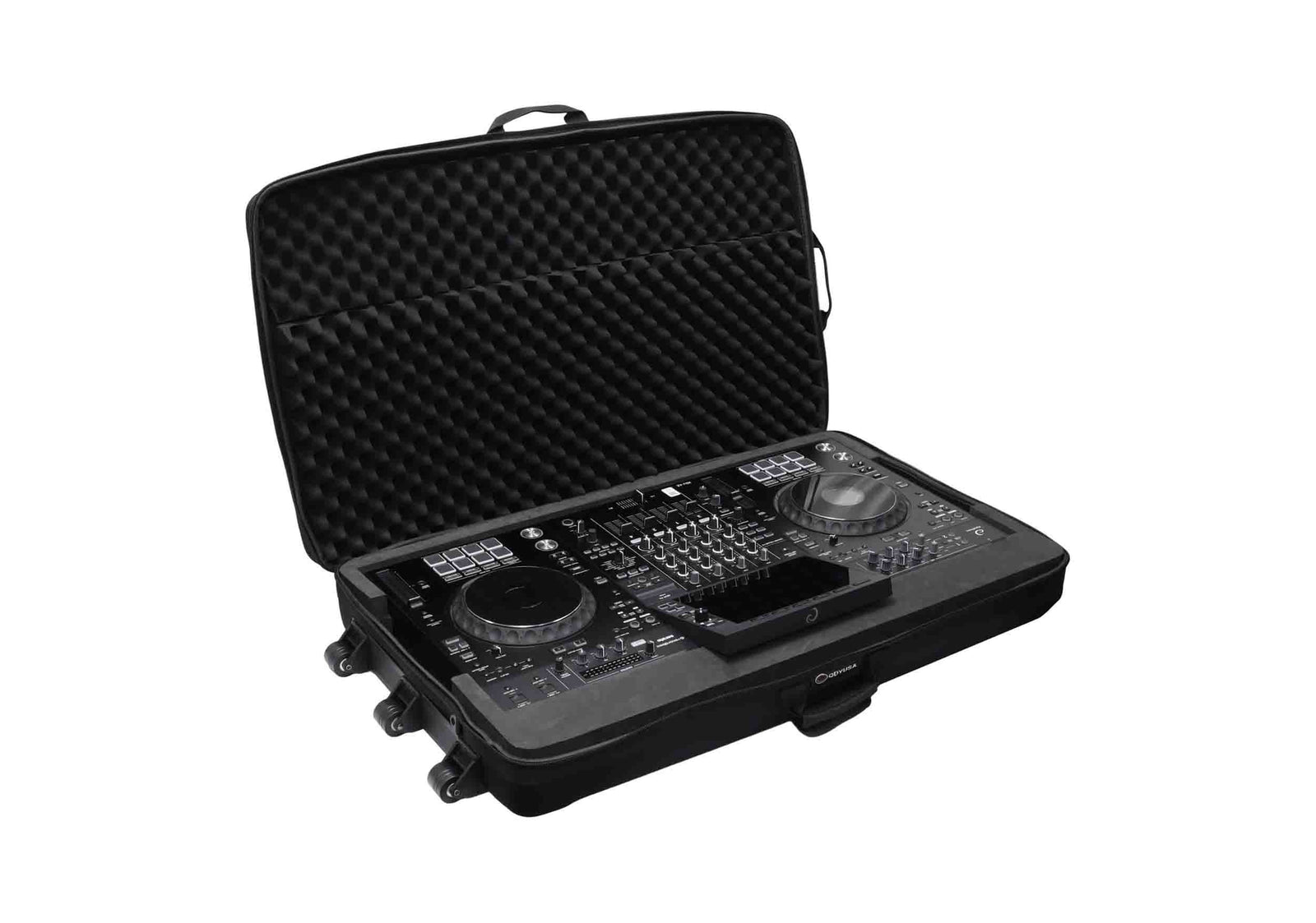 Odyssey BMXDJAZW EVA Molded Soft Case with Wheels for AlphaTheta XDJ-AZ by Odyssey