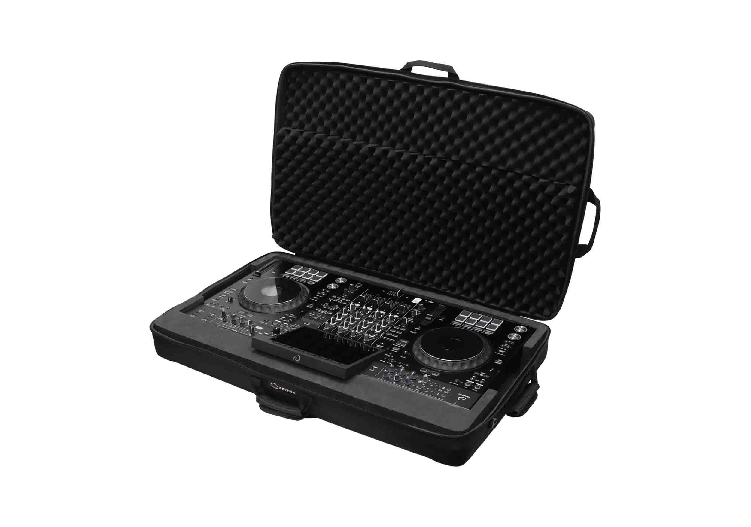 Odyssey BMXDJAZW EVA Molded Soft Case with Wheels for AlphaTheta XDJ-AZ by Odyssey