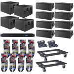 DAS Event 28A Powered Line Array Speakers with Event 118A Subwoofers Package by DAS Audio
