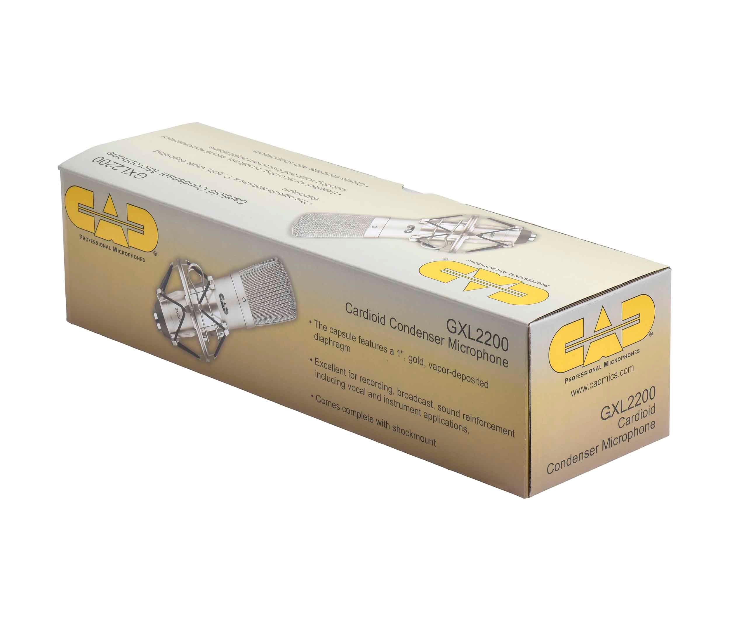 CAD Audio GXL2200 Cardioid Condenser Microphone - Silver by CAD Audio