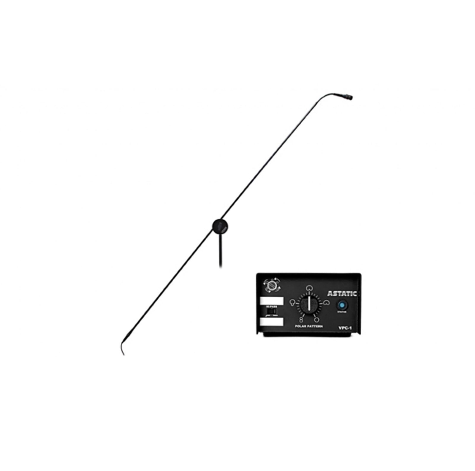 CAD Audio 1700VP Variable Polar Pattern 56" Miniature Choir Boom Mic - Black by CAD Audio