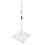 Odyssey LSBP96WHT, 96 Inch Tall White Square Base Speaker Stands - Pair by Odyssey