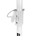 Odyssey LSBP96WHT, 96 Inch Tall White Square Base Speaker Stands - Pair by Odyssey