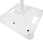 Odyssey LSBP96WHT, 96 Inch Tall White Square Base Speaker Stands - Pair by Odyssey