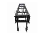 ProX XT-PRERIG8FTBLK Black Pre-Rig Truss Segment with Removable Rolling Base System - 8 ft (2.43m) by ProX Cases