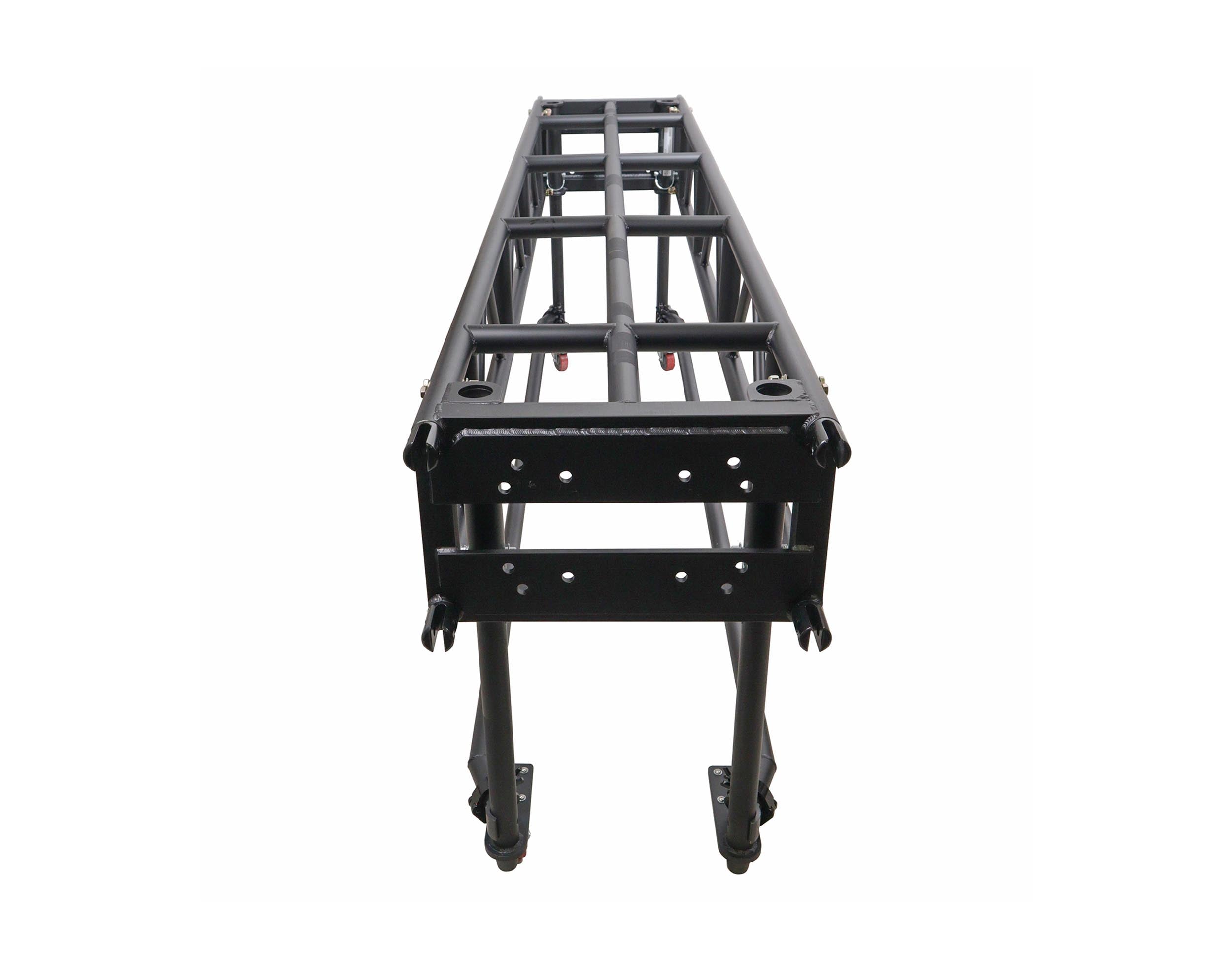 ProX XT-PRERIG8FTBLK Black Pre-Rig Truss Segment with Removable Rolling Base System - 8 ft (2.43m)