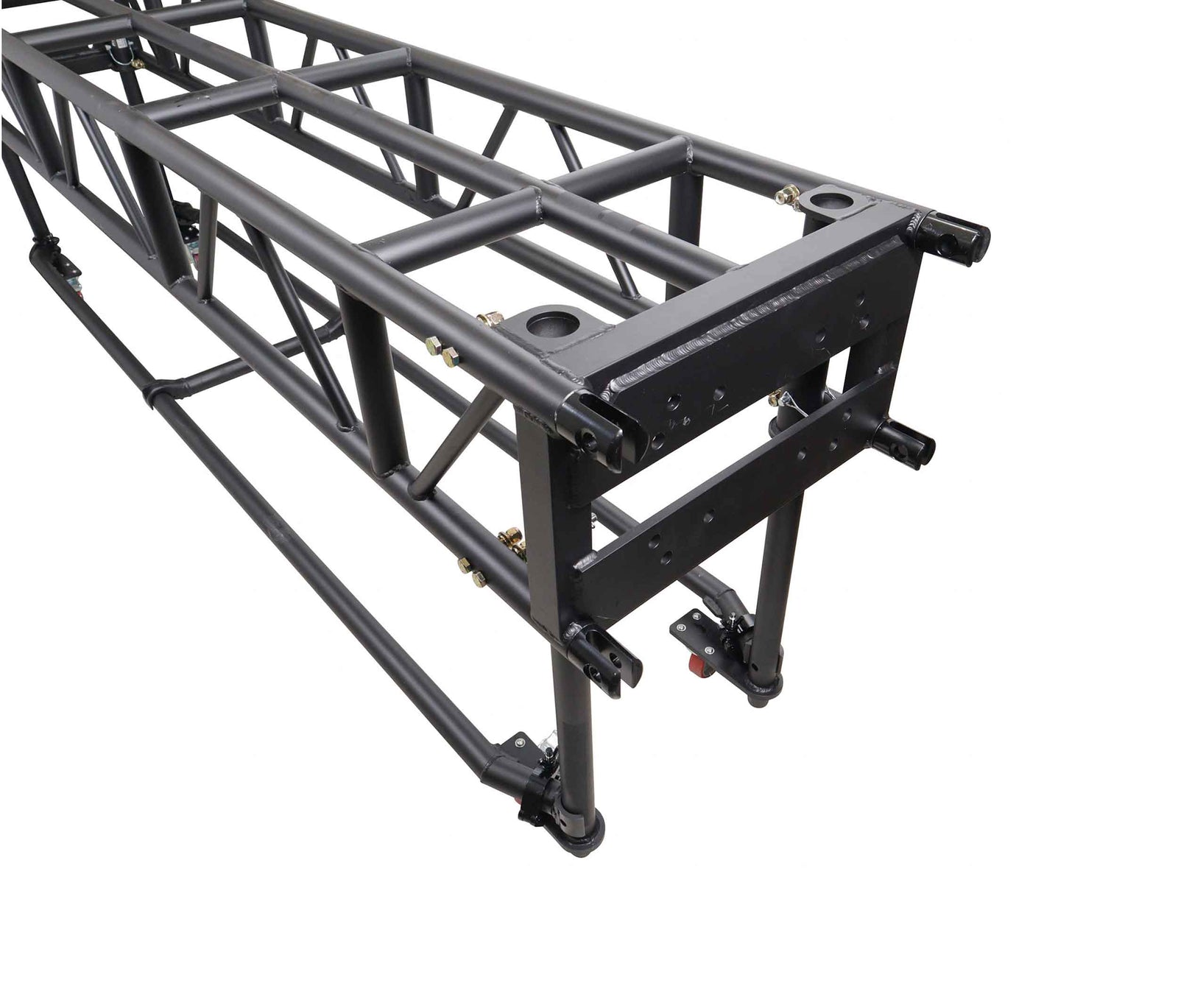 ProX XT-PRERIG8FTBLK Black Pre-Rig Truss Segment with Removable Rolling Base System - 8 ft (2.43m) by ProX Cases